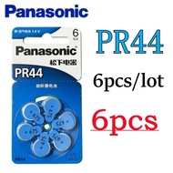 6pcs PR44 Original Panasonic Hearing Aid Batteries Size 675 675A A675 PR44 Battery For Sound Amplifi