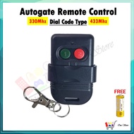 [Top Selling] AutoGate Door Remote Control SMC5326 330MHz 433MHz Auto Gate Wireless Remote