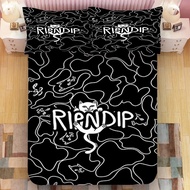 ripndip fitted Bedsheet + pillowcase Bed set 3D printed size Single/Super single/queen/king
