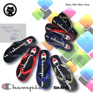 【Ready stock】 Slipper 2Layer Champion BIG Flipper Slim male | Slipper Lelaki Size.40-45