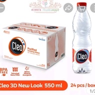 cleo 550 ml isi 24 botol