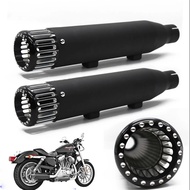 Motorcycle Slip-On Exhaust Muffler Pipe For Harley Sportster 883 1200 Forty Eight Seventy Two Iron 8