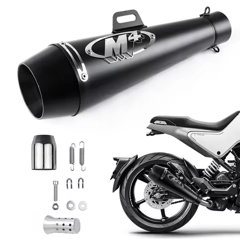 38-51MM universal caliber motorcycle modified M4 exhaust pipe for Honda CBR1000/600/500F for Kawasak