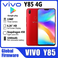 Vivo Y85 สมาร์ทโฟน4G คุณภาพ Snapdragon 450 6.26นิ้ว3260MAh 4GB กล้องคู่64GB 16MP โทรศัพท์แอนดรอยด์ G