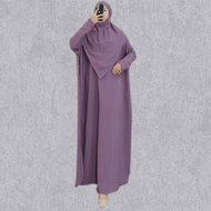 Syari Terbaru 2023 HASANAH KAFTAN SYARI CRINKLE AIRFLOW Syari Wanita Kekinian Gamis + Hijab 1 Set