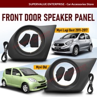 2pcs Front Door Speaker Panel For Perodua Myvi Old Myvi Lagi Best 2011-2017 Speaker Cover Speaker Mo