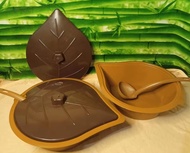Wadah Prasmanan Set / Tempat Nasi Centong Plastik /Bakul Sayur Set Basi Susan