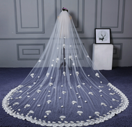 Luxury Bride Wedding Veil 5 Meters Long Tail bridal veil