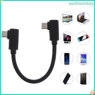 WU Type C Cable 90 Degree  Type C Cable 60W Fast Charging Cable Type C