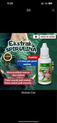 Spirulina Powder / Spirulina Bubuk 50Gram untuk ikan hias