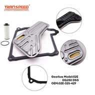 TRANSPEED 02E DQ250 DSG Auto Transmission Filter and Gasket Kit Fluid Oil Pan Kit 02E-325-429 For VW
