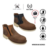 WEST RIDER SAFETY BOOT / KASUT SAFETY KERJA / LEATHER SAFETY BOOT HEAVY DUTY SAFETY BOOT WR 9019 BG 