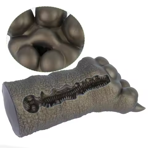 GEEBA Novelty Dog Claw Male Masturbator Soft Silicone Single Channel Stroker Realistic Design Discre