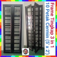 (Ready Stock)Frame Tingkap 10 Petak (3in1) 5'x2'