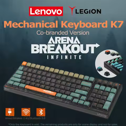 Lenovo Legion K7 Co-branded Arena Breakout: Infinite Version Mechanical Keyboard Hot Swappable Bluet