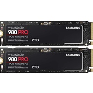 SAMSUNG MZ-V8P2T0B/AM 980 PRO PCIe 4.0 NVMe SSD 2TB - (2-Pack)