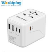 TESSAN 100W Fast Charge GaN Universal Travel Adapter Power Adapter with USB C International Adaptor