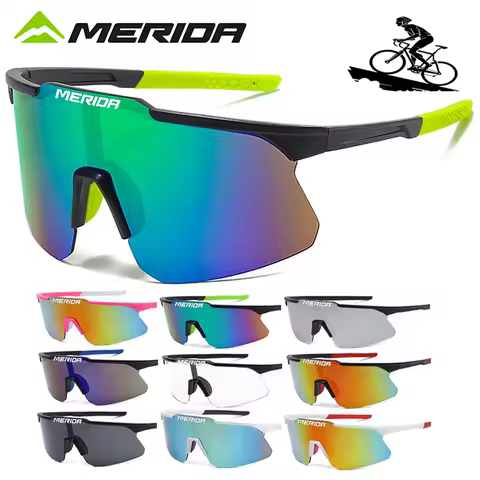 Merida Fashion Cycling Sunglasses - Unisex, UV Protection, Lightweight & Durable, Must-Have for Outd