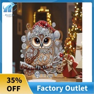 Rhinestone Owl Decor Diamond Embroidery Painting Full Round Picture 30 X 40 cm Without Frame