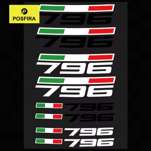 POSFIRA Motorcycle Stickers Vinyl Decals for Ducati Monster 796 Accessories Monster796 2010-2015 201