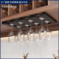 Storage Storage Rack Stainless Steel Hanging American Style Upside Down Glass Bar Glass Holder Creat