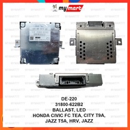 HONDA CIVIC FC TEA CITY CRV ACCORD BRV HRV 31800-622B2 HEAD LAMP CONTROL UNIT BALLAST ECU LED KOITO