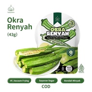 HALAL Okra Renyah 43gr Keripik Okra Okra Renyah Cemilan Sehat Kripik Okra Keripik Sayur