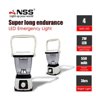 【NSS】Super long endurance LED Emergency Light 550mah/2W/3hour NS-7730S