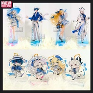 GANTUNGAN Wuthering Waves Standee Acrylic Keychain Carlotta Brant Phoebe Zani