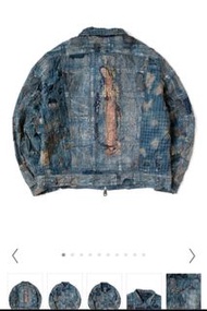 Kapital 聖母boro zip up 外套