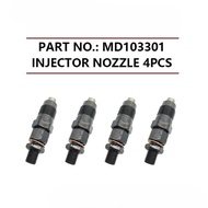LT 4PCS Fuel Injector MD103301 for Mitsubishi 4D56 4D56T Engine L200 L300  Zexel