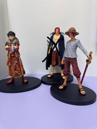 海賊王Figure路飛、香克斯紅髮（冇盒）
