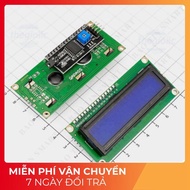 LCD 1602 Blue Background White Letters 5V With I2C Driver Tech Components Tech Components