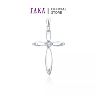 TT9 TAKA Jewellery Diamond Pendant 9K Cross