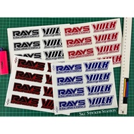 Rays/Volks Car Rims Stickers (Transparent backgrounds) #volks #volk #rays #carrimsticker #rimsticker