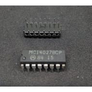 IC MC14027BCP MC14027 4027 Dual J-K Flip-Flop - Persamaan CD4027BE CD4027