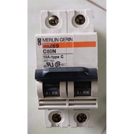 Old Ace 2 pole Merlin germin C60N-10A cutting current 10KVA