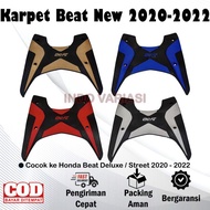 ((HEI,READY)) Karpet Motor Beat 2022 2021 2020 Keset Pijakan Alas Kaki