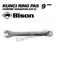 BISON Wrench 9mm Ringpas 9mm Combination Wrench Ring Wrench