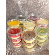 (50pcs) EC Container & lid 2oz 4oz 8oz Bekas Dadih Bekas Pudding Bekas Jelly