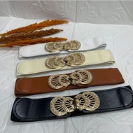 M5-6 Woman Belt with Pearl Hook Type Dress Belt Fashion Belt Versatile Woman Belt