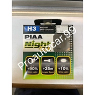 PIAA Night Tech - H3 Car Halogen Light Bulbs 3600K