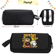 PDONY Pencil Cases, Large Capacity Cute Cartoon Labubu Pencil Bag, Gift Storage Bag