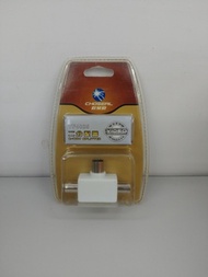 秋葉原 - YF-4025 9.5MM TV 插座 --(F) TO 9.5MM TV 插頭 X2 (M) 平行進口