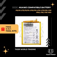 TigerWorld Huawe Compatible Battery for P8,P8 LITE,P9,P9+,P10,P10+,P10 LITE,P20, P20 PRO