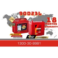 (Installation Provided) EXIDE 90D23L |D23 CAR BATTERY BATERI KERETA PROTON INSPIRA TOYOTA CAMRY MITS