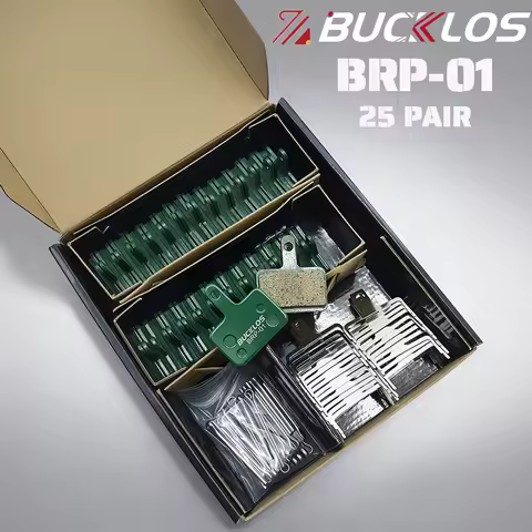 25 Pairs BUCKLOS Disc Brake Pads for SHIMANO B01S B05S Ceramic Resin Bicycle Hydraulic Brake Pads Ro