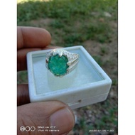 Cincin  Batu   Zamrud  Asli