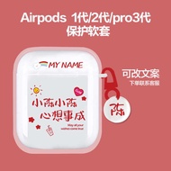 airpods pro 2 case airpods pro case ins creative text: Year of the Rabbit airpods 1/2 generation cas