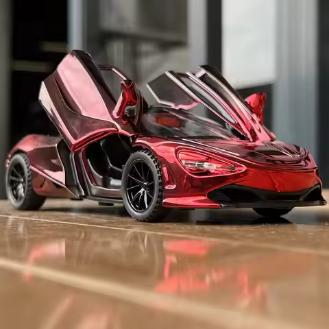 1:32 McLaren 720S Electroplate Super Sports Car Diecast Alloy Model Car Classic Decoration High Simu